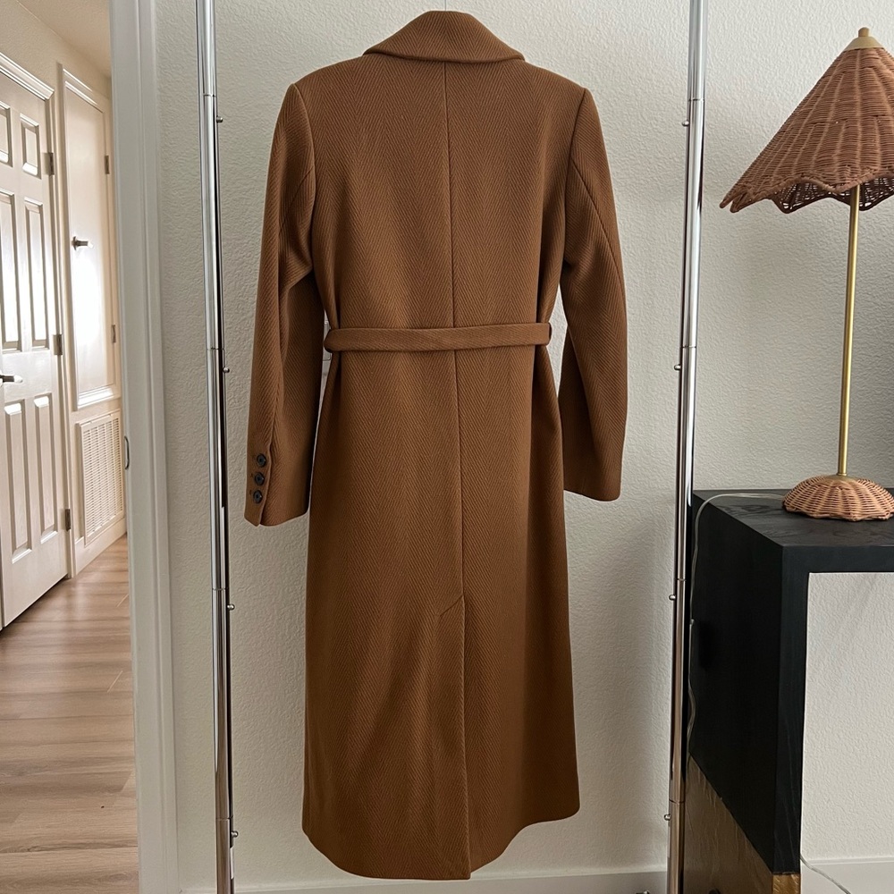 & Other Stories Wool Camel Coat Size 2 - Picture 8 of 9